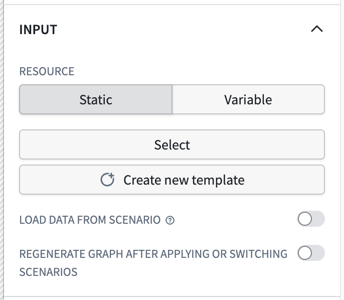 The input section.