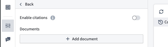 Disable citations for the chatbot.