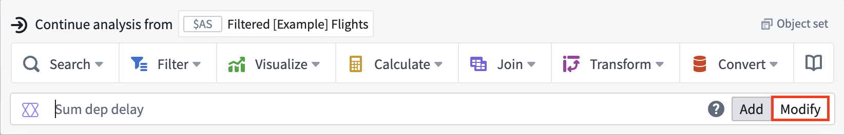 Red rectangle highlighting the AIP Configure modify button in the input section.