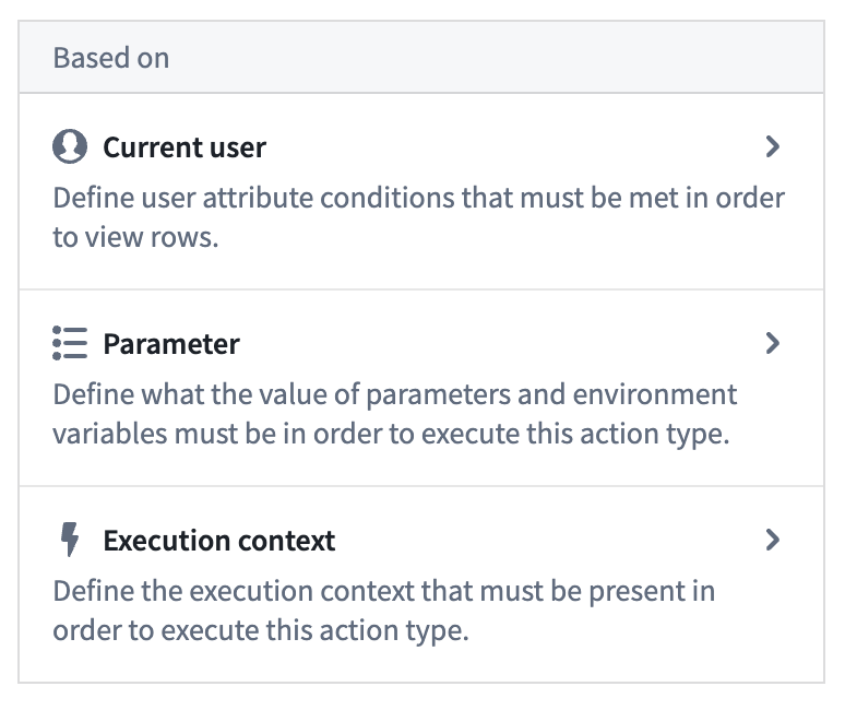 Example: Select Condition Template