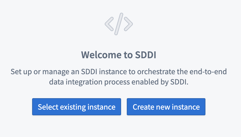Initial Set Up Create New Instance