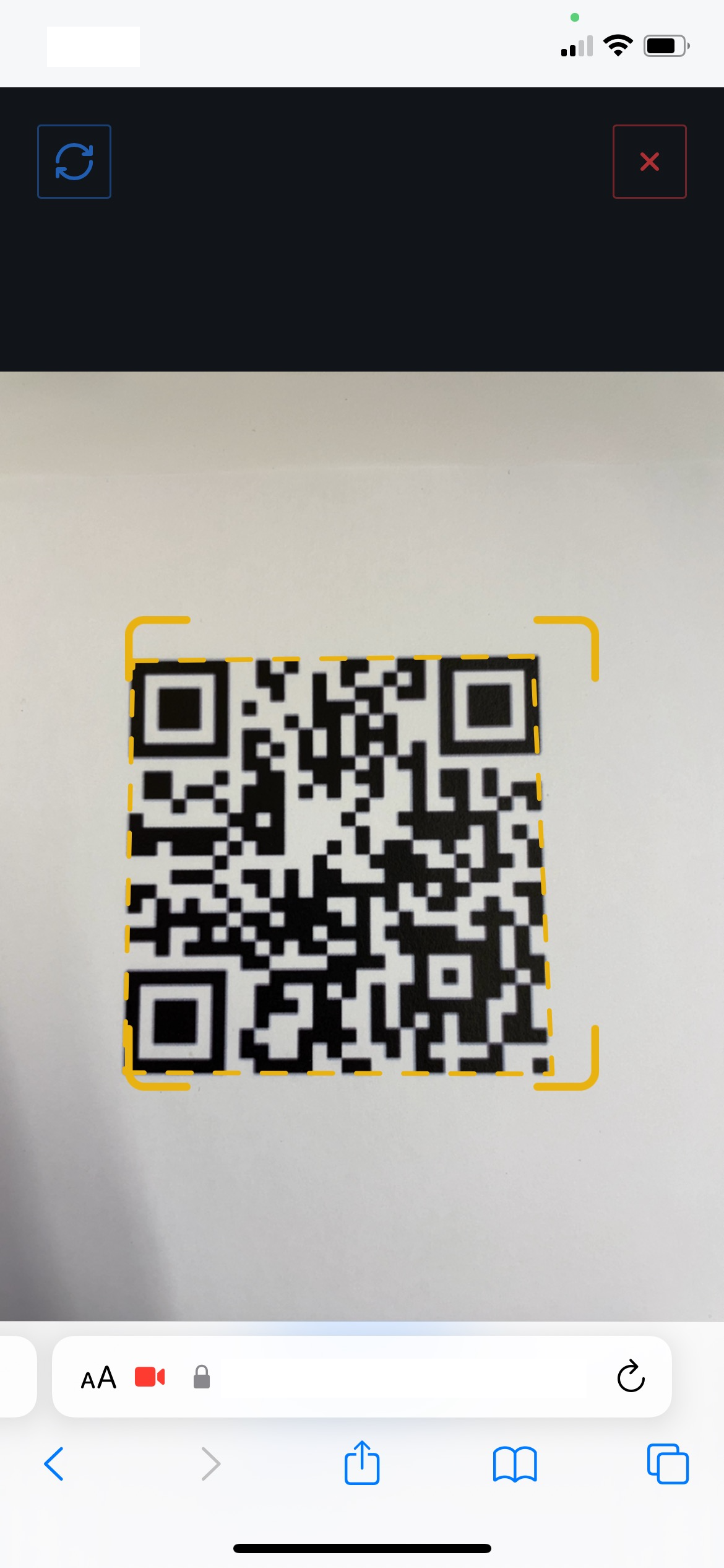 qr code scanner open