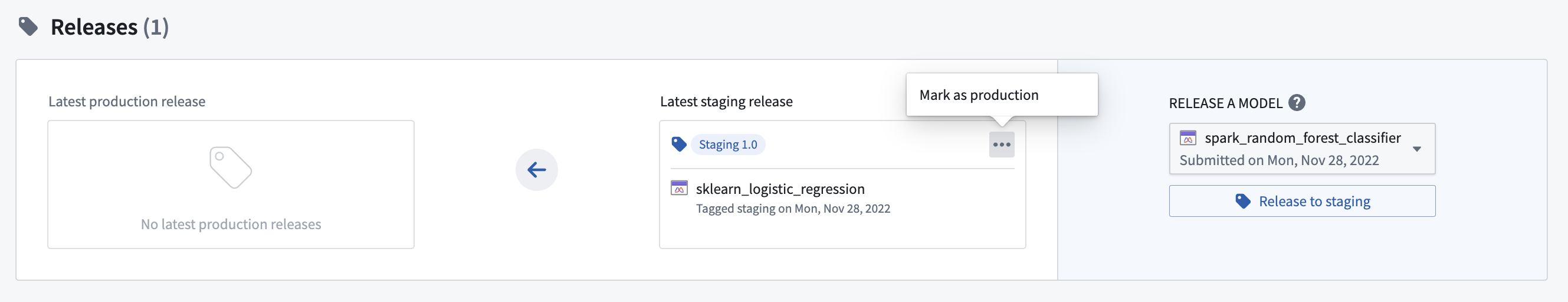 Create production release