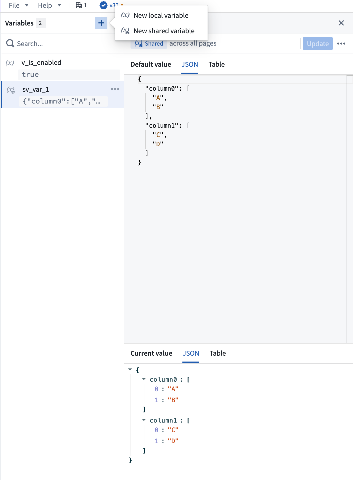 Adding a variable.