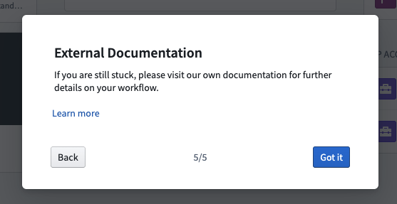 External Documentation