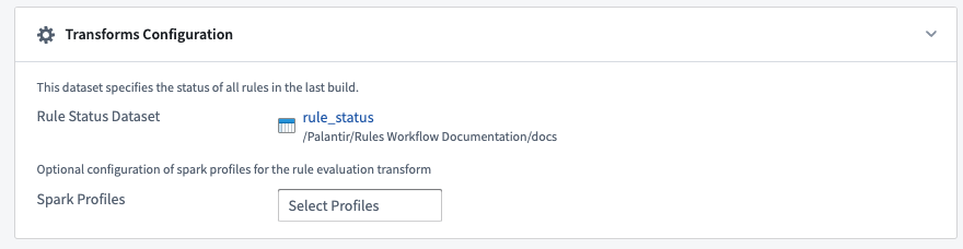 Foundry Rules transform configuration