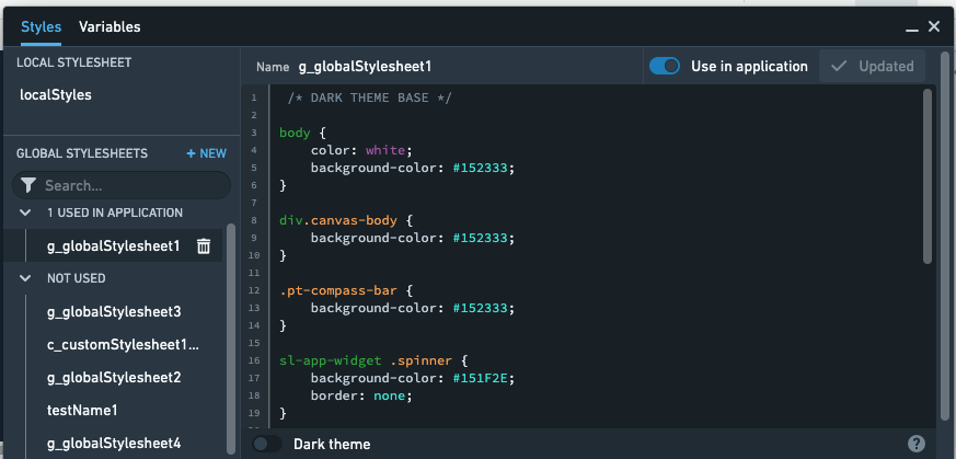 globalStylesheets