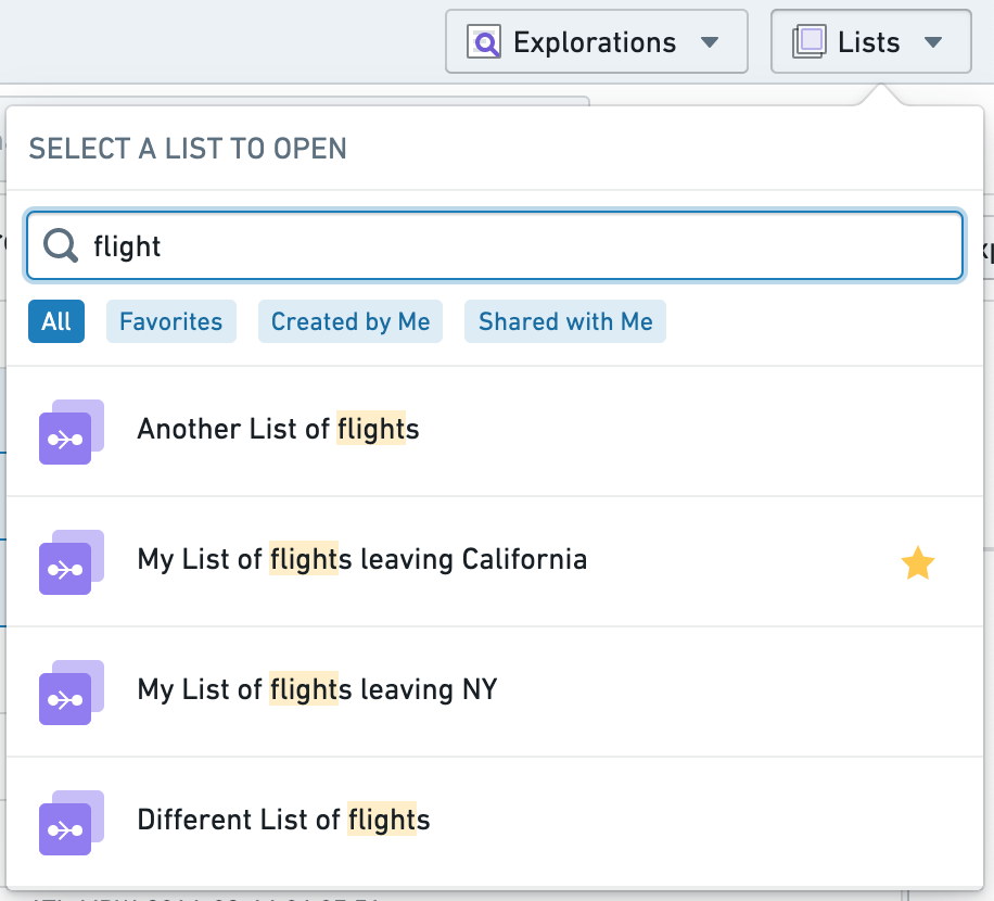 All Lists