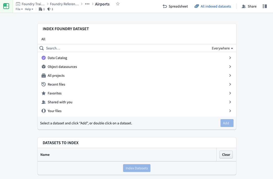 select_datasets