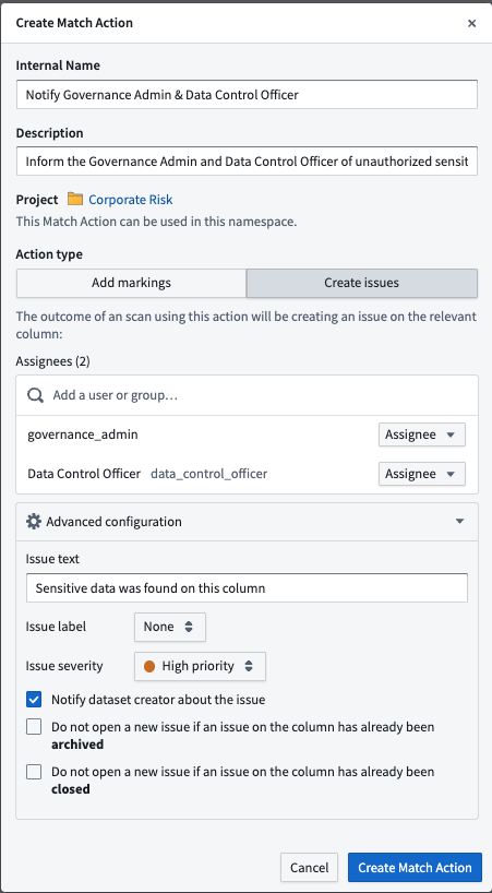 create-issues-match-action