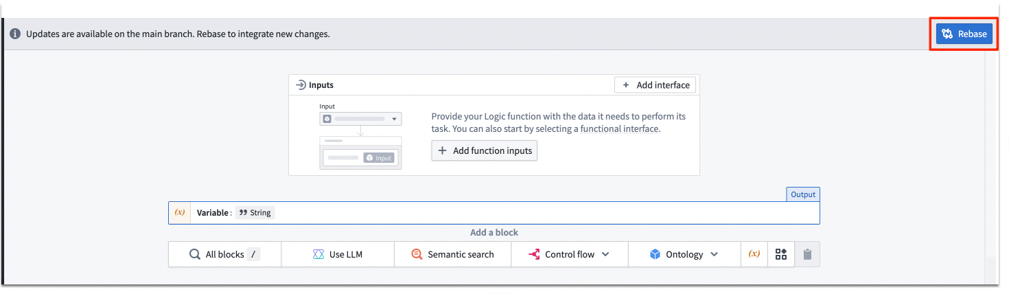 Rebase notification