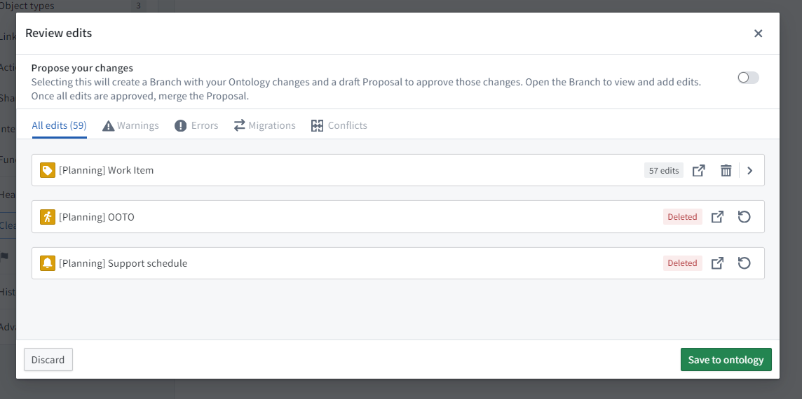 Cleanup staging example