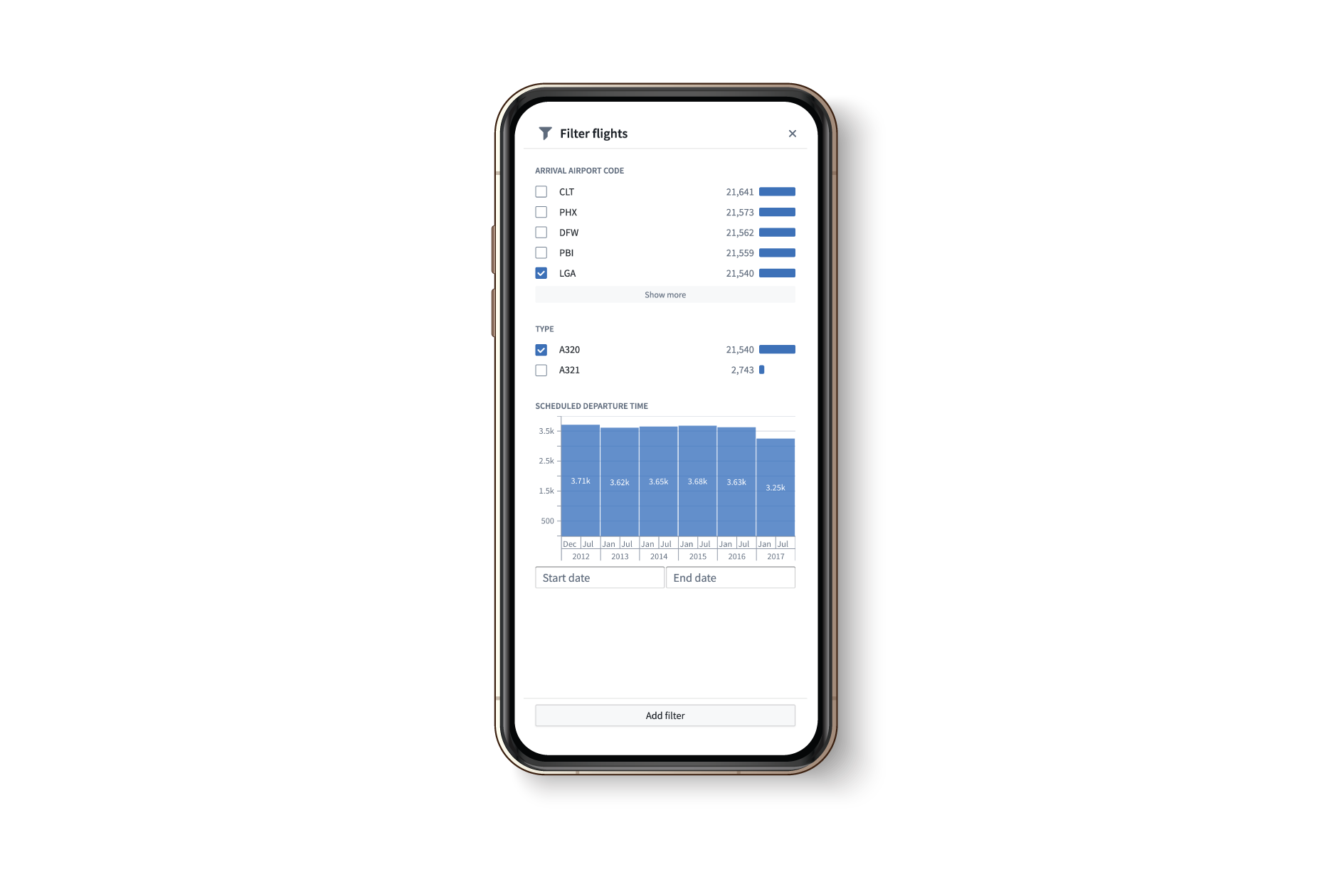 Sample mobile app