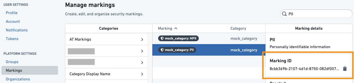 marking_id
