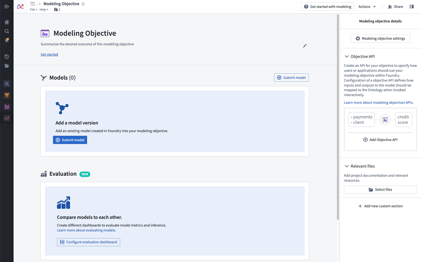 modeling objectives zero state