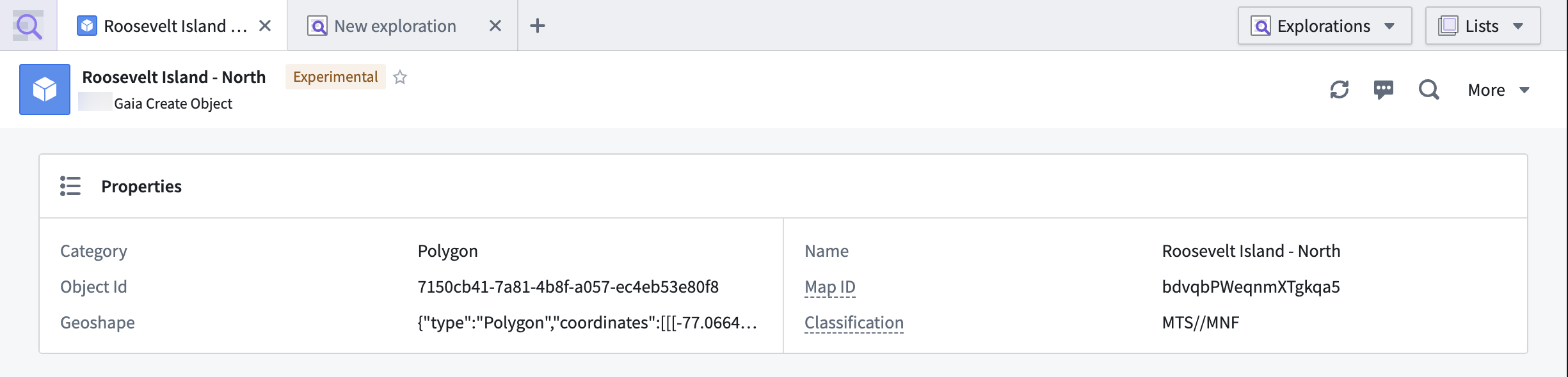 Users can view their drawn objects within Foundry's Object Explorer.