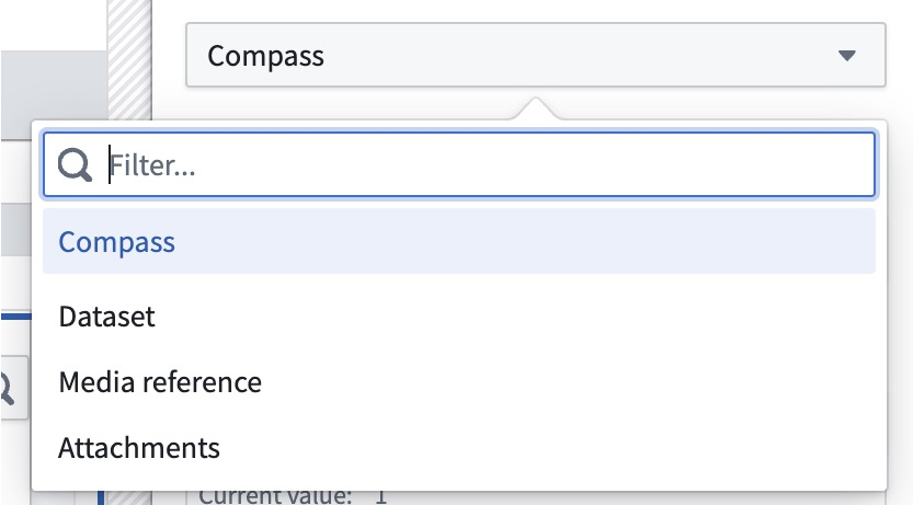 Choose a media source from the top of the configuration page to add a PDF to the widget.