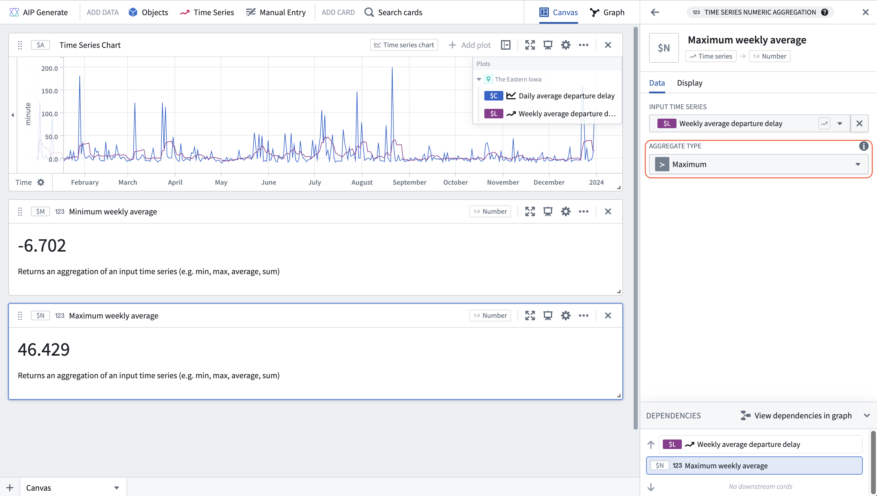 The Quiver time series numeric aggregation.