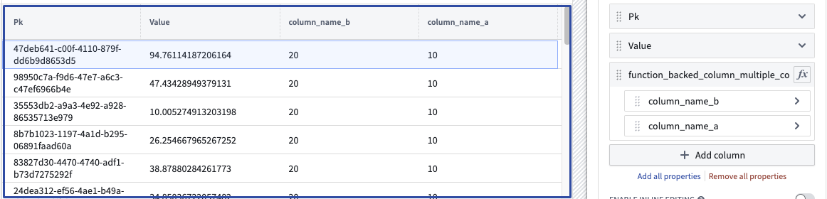 An example of a function returning multiple columns.