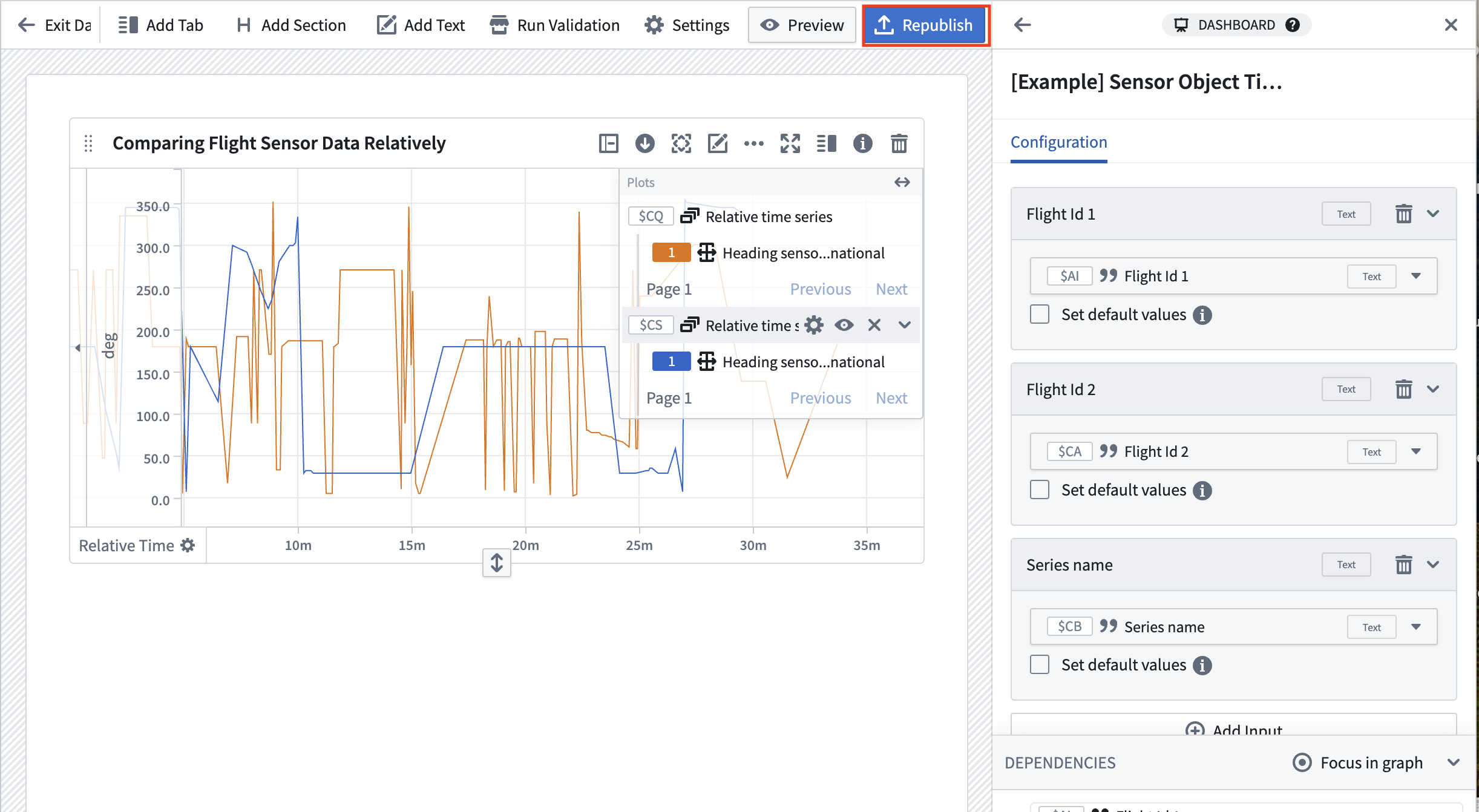 Publish quiver dashboard