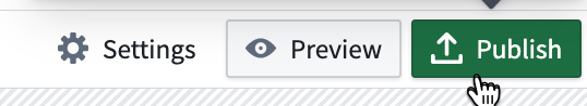 Publish button