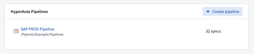 Create pipeline