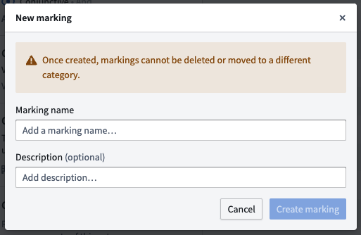 marking-creation