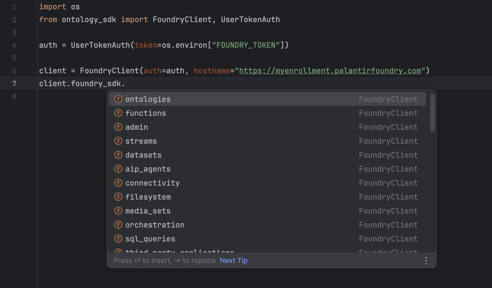 Access Platform SDK and OSDK through a single client