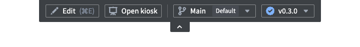 Kiosk mode toggle in enabled position.
