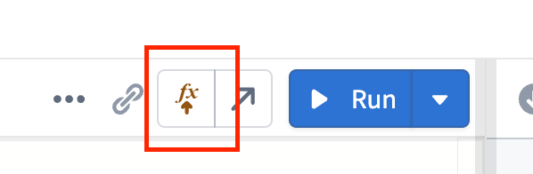 Publish function button.