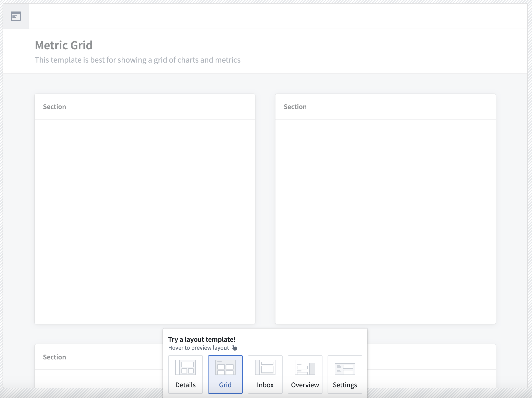 New layout templates for pages in Workshop