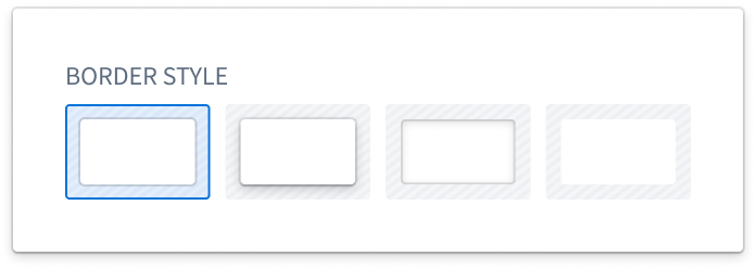 Border style options