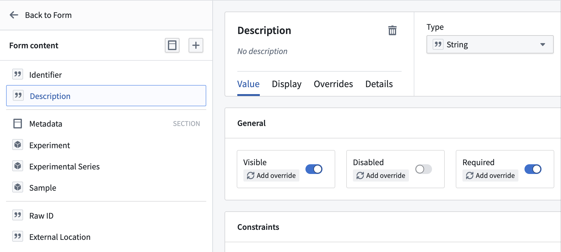 Redesigned sidebar navigation in Actions.