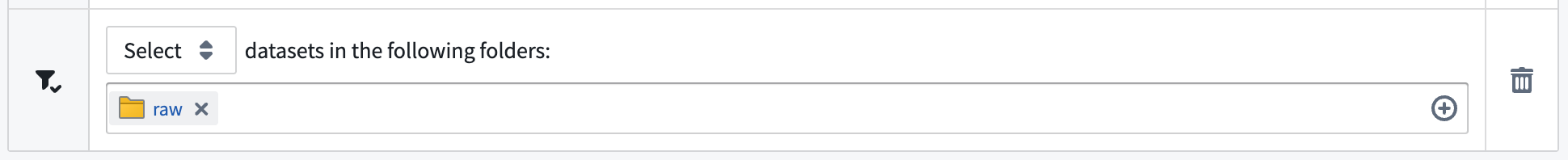Datasets in the following folders