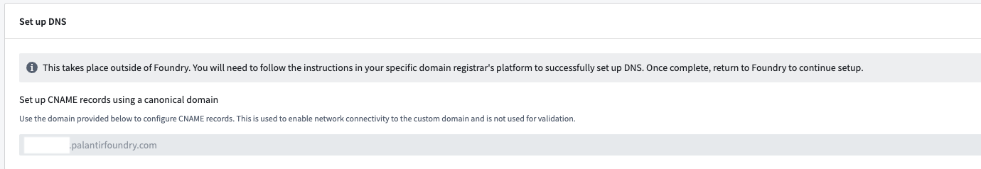 DNS settings.