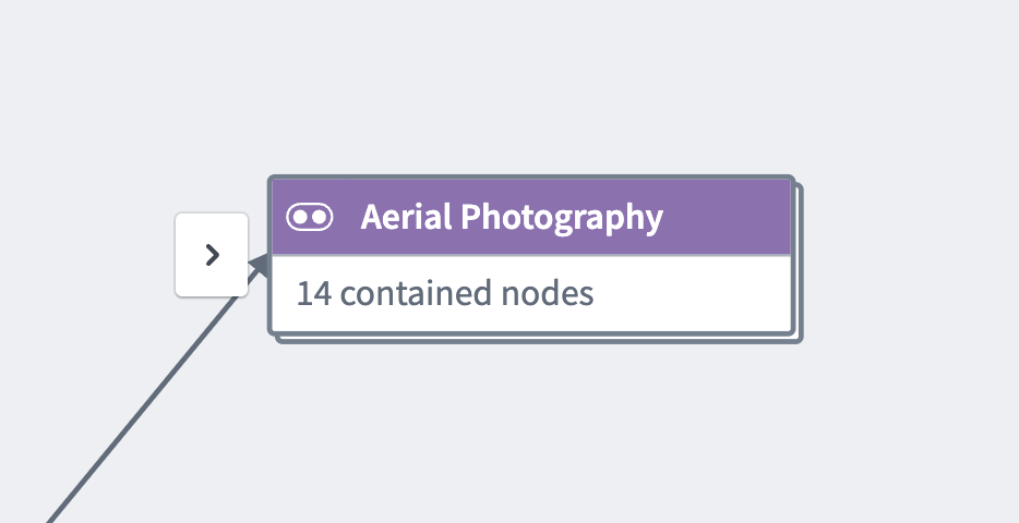 An example of an Aerial Photography color node that contains fourteen nodes.