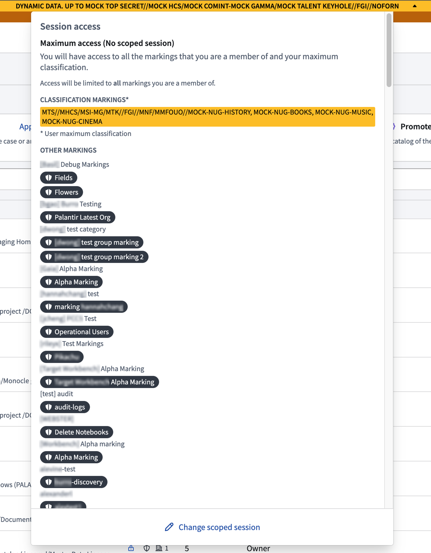 scoped session workspace example