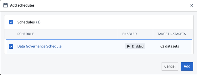add schedule dialog