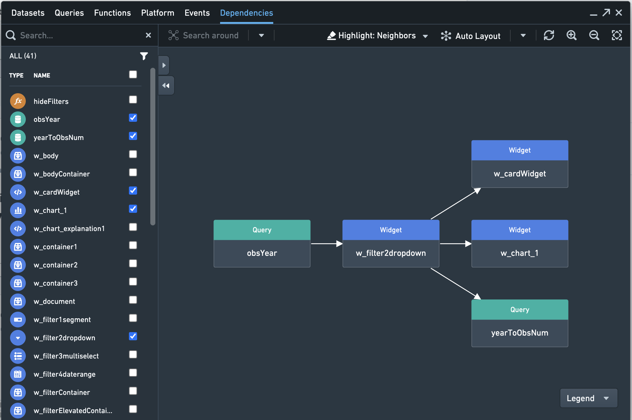 dependencies-highlight