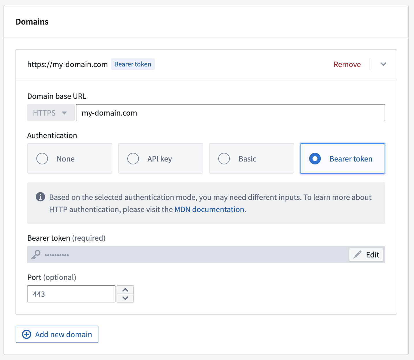 Creating a webhook source