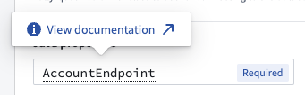 A link to documentation appears in a tooltip when hovered over the driver name.