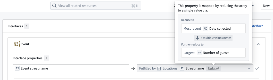 Single string implementation via reducer and main field