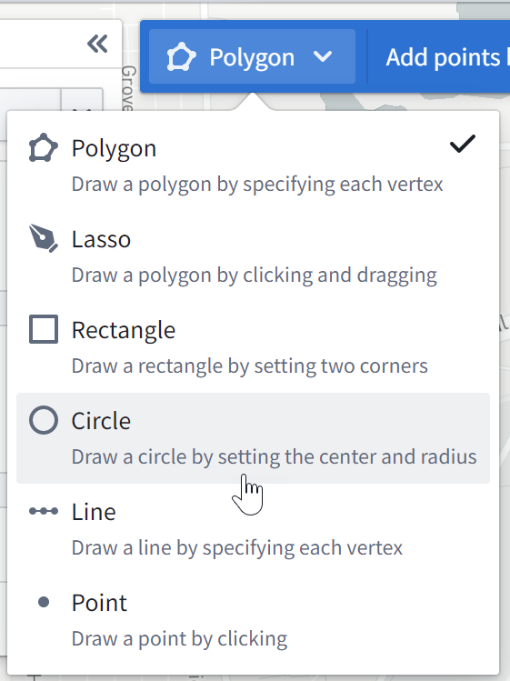 Circle tool
