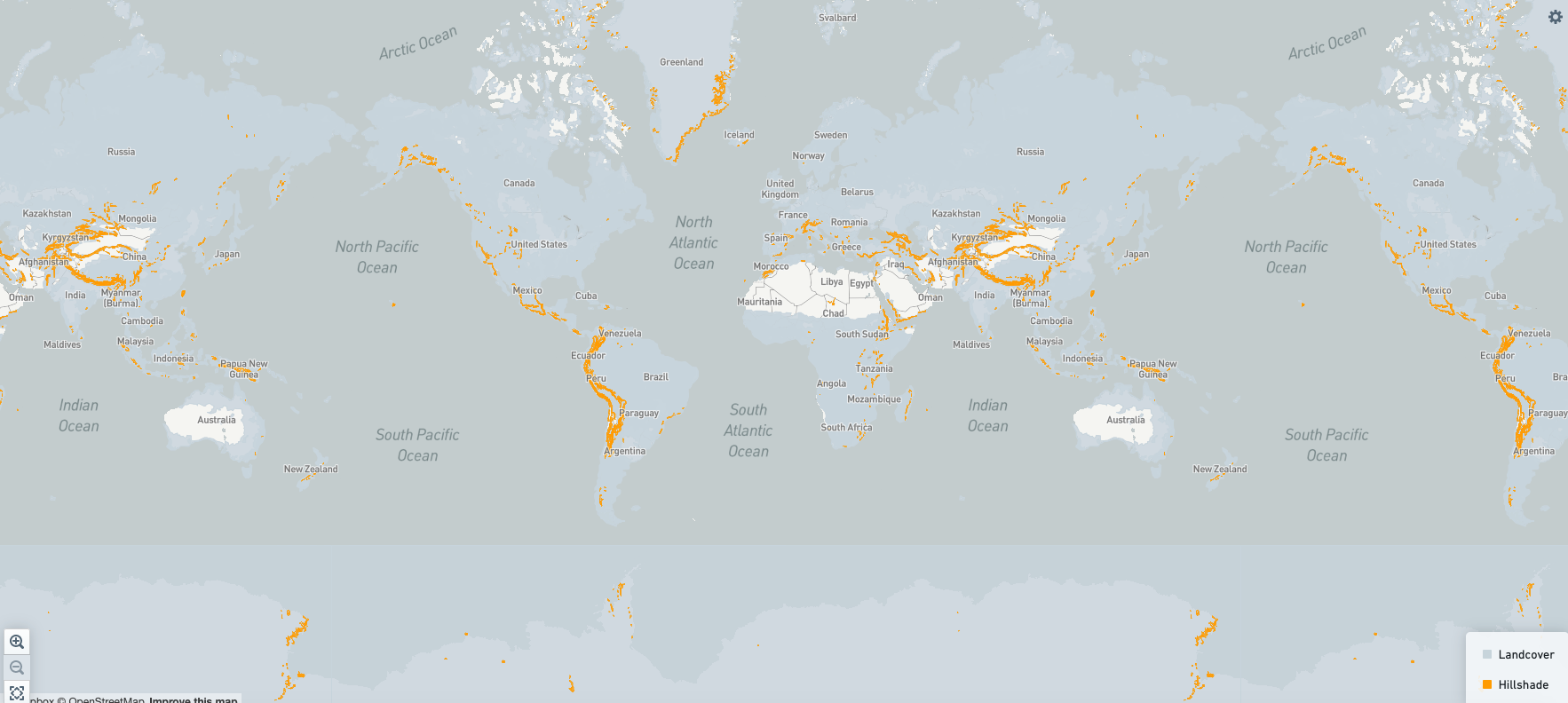 An example of static layer on a Map [Legacy] widget.