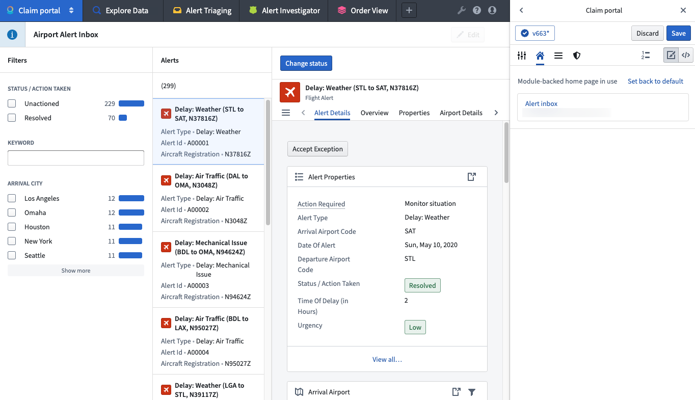 Using last default home page