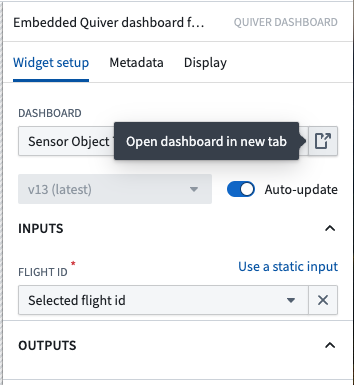 Embed dashboard in workshop module