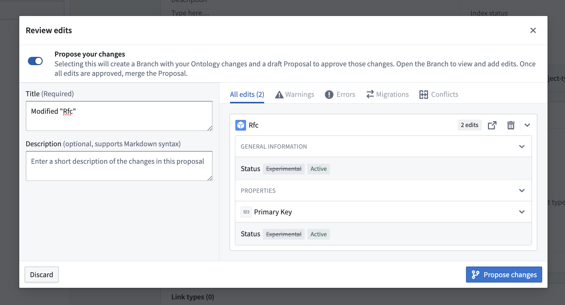 Propose your changes.