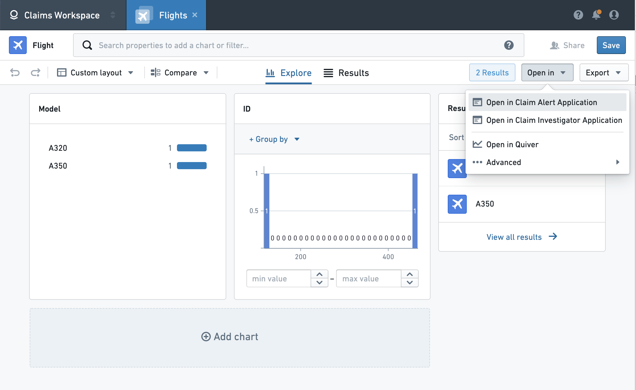 Navigation Claims Workspace Discoverable Modules