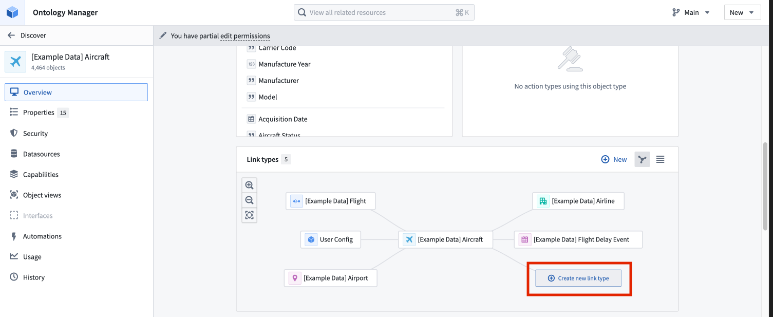 Create a new link type